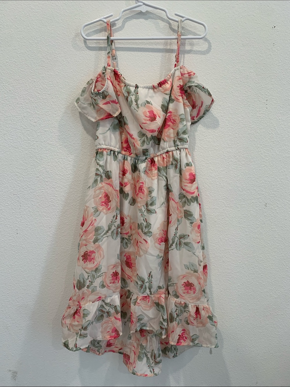 Children Place Pink Floral dress S(5/6)